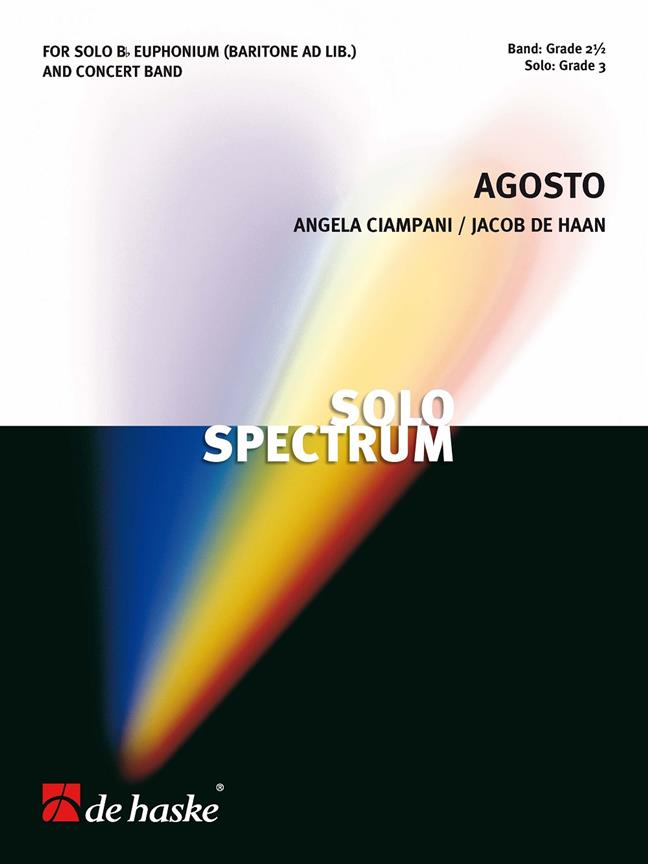 Agosto - for Solo Bb Euphonium (Baritone ad lib.) and Concert Band - pro orchestr